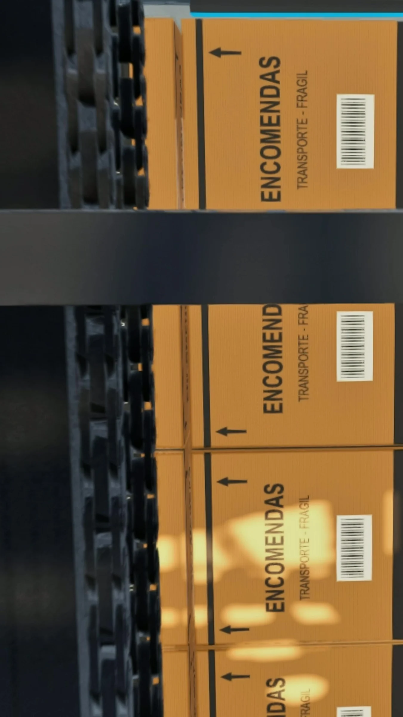 PALLETS POSITIONED