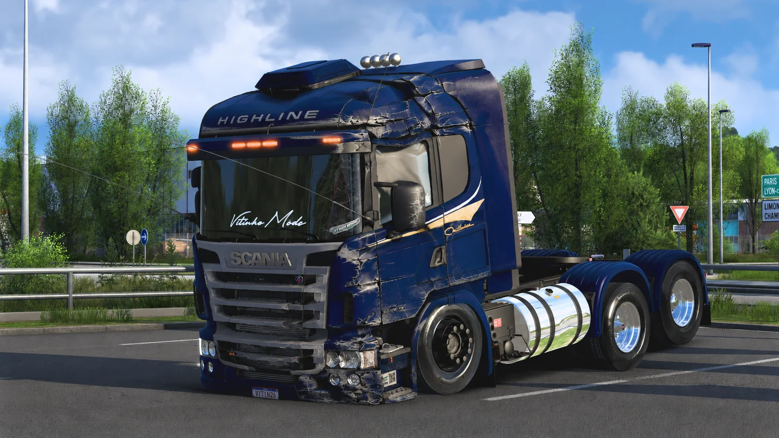 Serious damage — official VM Collision Highline screenshot